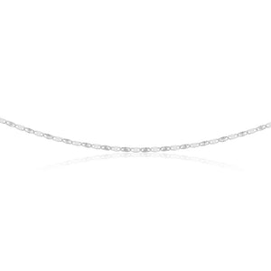 Sterling Silver 19cm Fancy Dicut Twist Bracelet