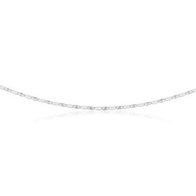 Sterling Silver 19cm Fancy Dicut Twist Bracelet