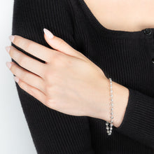 Load image into Gallery viewer, Sterling Silver 20cm Fancy Link and Ball Bracelet
