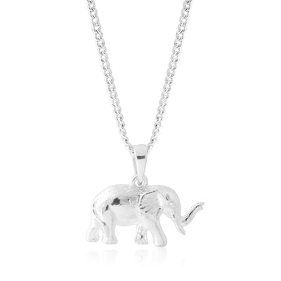 Sterling Silver Elephant Pendant