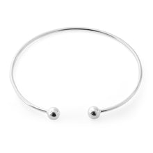 Load image into Gallery viewer, Sterling Silver Plain Torque Bangle