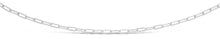 Load image into Gallery viewer, Sterling Silver 45cm Elongated Fancy Link Chain