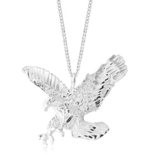 Load image into Gallery viewer, Sterling Silver Landing Eagle Pendant