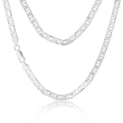 45cm Sterling Silver 150 Gauge Anchor Chain