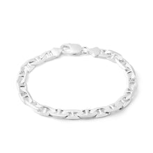 Load image into Gallery viewer, 21cm Sterling Silver 200 Gauge Anchor Bracelet