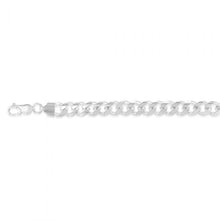 Load image into Gallery viewer, 21cm Sterling Silver Curb Bracelet