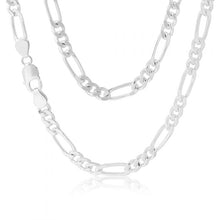 Load image into Gallery viewer, 50cm Sterling Silver 200 Gauge Figaro 1:3 Chain