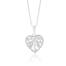 Load image into Gallery viewer, Sterling Silver Fancy Tree of Life Pendant