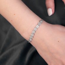 Load image into Gallery viewer, 25 Diamond Slider Bracelet in Sterling Silver