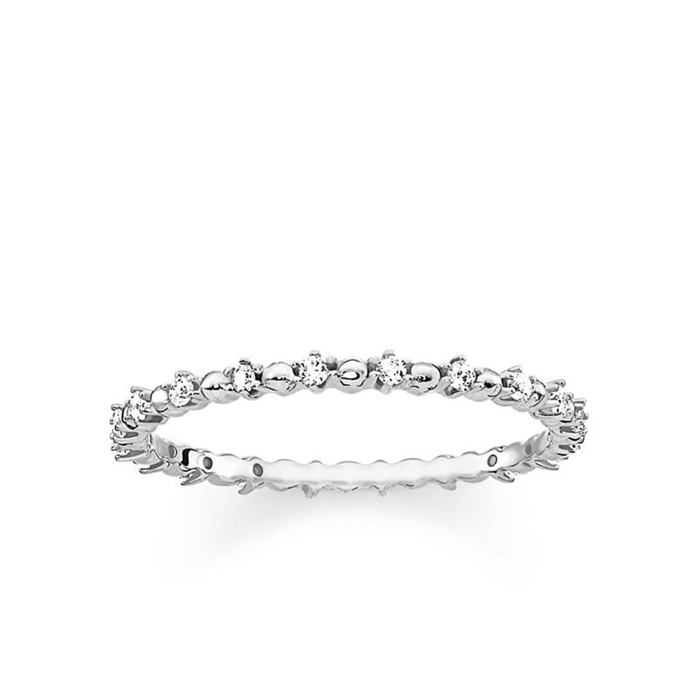 Sterling Silver Thomas Sabo Zirconia Delicate Ring