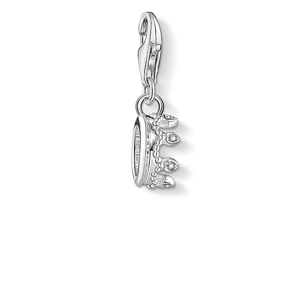 Sterling Silver Thomas Sabo Charm Club Crown