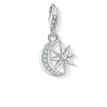 Load image into Gallery viewer, Sterling Silver Thomas Sabo Charm Club to the Stars &amp; Moon &amp; Back