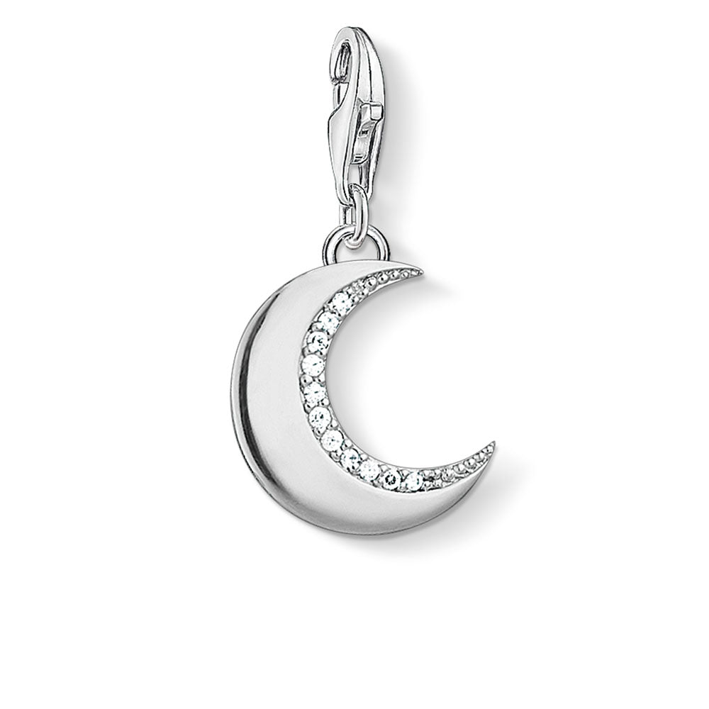 Sterling Silver Thomas Sabo Charm Club Moon