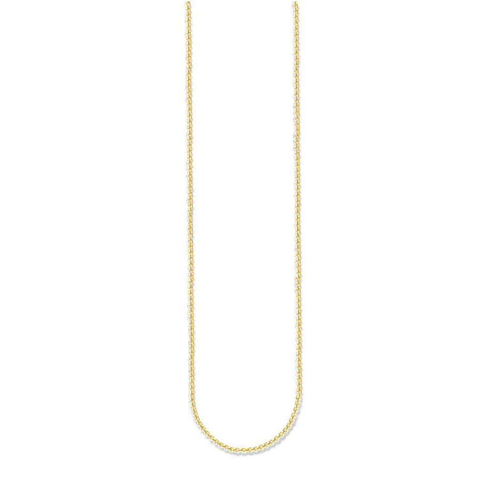 Gold Plated Sterling Silver Thomas Sabo Charm Club Fine Link 45-50cm