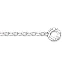 Load image into Gallery viewer, Sterling Silver Thomas Sabo Charm Club Belcher Anklet 24cm