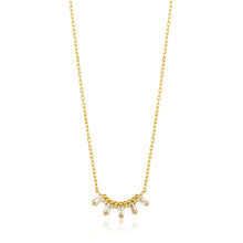 Load image into Gallery viewer, Ania Haie Sterling Silver &amp; Gold Plated Glow Getter Solid Bar Necklace