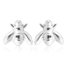 Load image into Gallery viewer, Sterling Silver Fly Stud Earrings