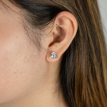Load image into Gallery viewer, Sterling Silver Fly Stud Earrings