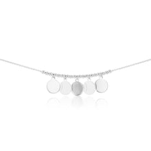 Load image into Gallery viewer, Sterling Silver 45cm Multi Coin Necklet