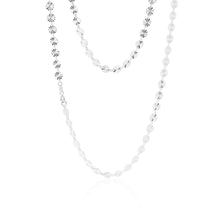 Load image into Gallery viewer, Sterling Silver 45cm Fancy Dicut Necklace