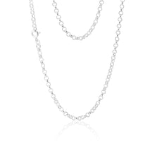 Load image into Gallery viewer, Sterling Silver 50cm 70 Gauge Belcher Chain