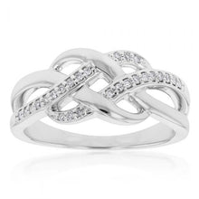 Load image into Gallery viewer, Silver Luminesce Laboratory Grown Ring with 24 Diamonds