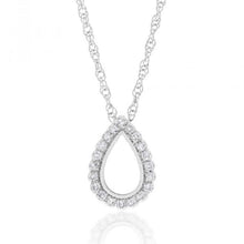 Load image into Gallery viewer, Silver Luminesce Laboratory Grown Diamond Pendant