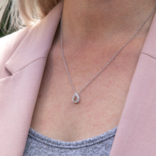 Load image into Gallery viewer, Silver Luminesce Laboratory Grown Diamond Pendant