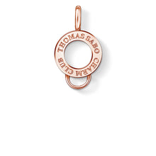 Load image into Gallery viewer, Rose Plated Sterling Silver Thomas Sabo Charm Club Carrier