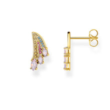 Load image into Gallery viewer, Gold Plated Sterling Silver Thomas Sabo Magic Garden Small Wing Studs