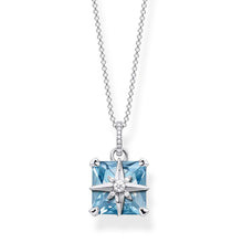 Load image into Gallery viewer, Sterling Silver Thomas Sabo Magic Stones Aqua Star Pendant