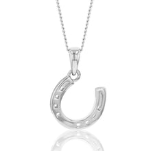 Load image into Gallery viewer, Sterling Silver Horseshoe Pendant