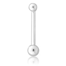 Load image into Gallery viewer, Sterling Silver Eyebrow Barbell