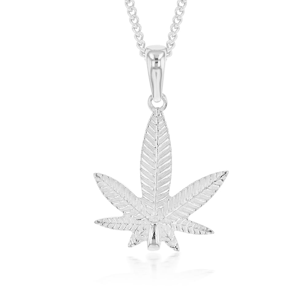 Sterling Silver Leaf Pendant