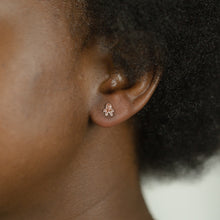 Load image into Gallery viewer, Sterling Silver Christmas Gingerbread Man Studs