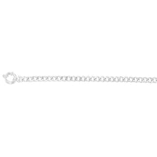 Load image into Gallery viewer, Sterling Silver 19.5cm Curb Boltring Bracelet