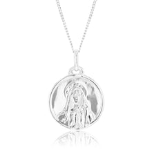 Load image into Gallery viewer, Sterling Silver Madonna Medallion Pendant