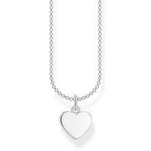 Load image into Gallery viewer, Sterling Silver Thomas Sabo Charm Club Large Heart Necklace 38-45cm