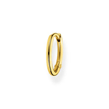 Load image into Gallery viewer, Gold Plated Sterling Silver Thomas Sabo Charm Club Hoop 15mm * 1 Earring Only*