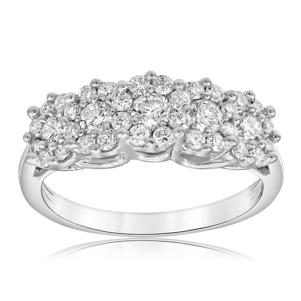 Luminesce Lab Grown Diamond 1 Carat Silver Ring