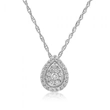 Load image into Gallery viewer, Luminesce Lab Grown Diamond .40 Carat Silver Pendant on 45cm Chain