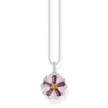 Load image into Gallery viewer, Thomas Sabo Sterling Silver Magic Garden Flower Pendant On 40-45cm Chain
