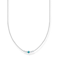 Load image into Gallery viewer, Thomas Sabo Sterling Silver Turquoise CZ 38/40/42cm Chain