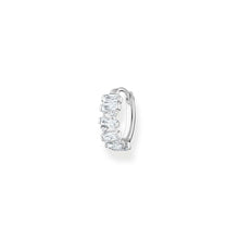Load image into Gallery viewer, Thomas Sabo Sterling Silver Dancing Cubic Zirconia  Hoop Earring * 1 Earring Only*