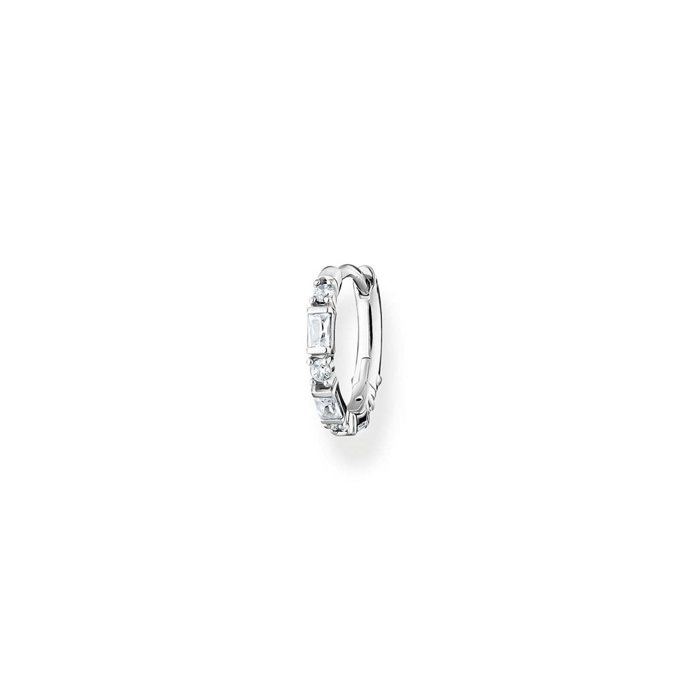 Thomas Sabo Sterling Silver Dancing CZ Single Hoop Earring * 1 Earring Only*