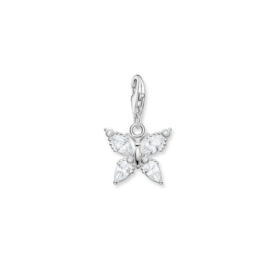 Thomas Sabo Sterling Silver Cubic Zirconia Butterfly Pendant