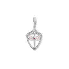 Load image into Gallery viewer, Thomas Sabo Sterling Silver Dragonfly Rotating Emblem Pendant