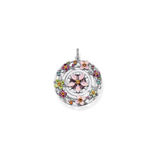 Load image into Gallery viewer, Thomas Sabo Sterling Silver Magic Round Flower Pendant