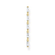 Load image into Gallery viewer, Thomas Sabo Gold Plated Sterling Silver Dancing CZ Single Earrings