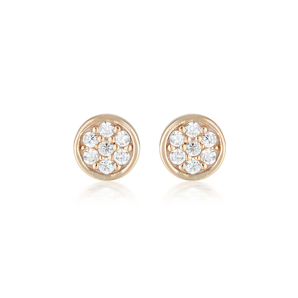 Georgini Rose Gold Plated Dotti Stud Earring